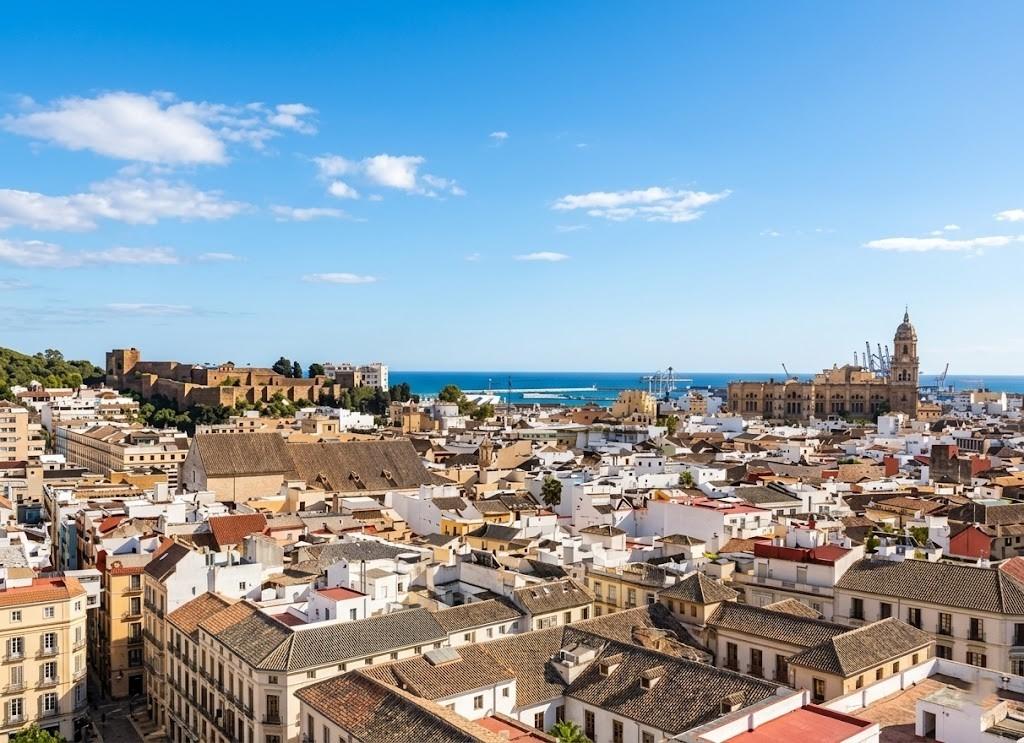 ¡Toca el cielo de Málaga! Espacioso, 3 habitaciones con vistas despejadas.