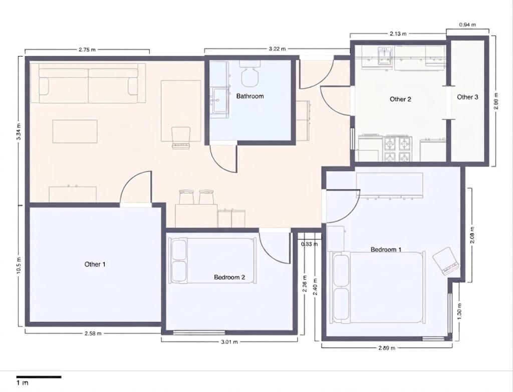VIVIENDA DE 3 DORMITORIOS EN SUAREZ