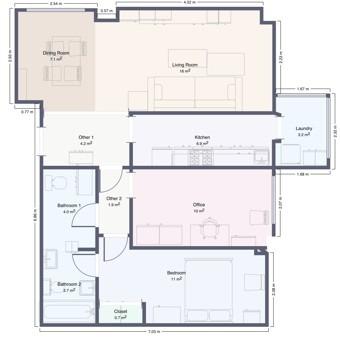 Gran piso en venta en recinto cerrado con terraza y garaje a 2 minutos de la playa.